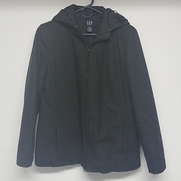 Gap Hooded Zippered Pea coat - Picture 1 of 2
